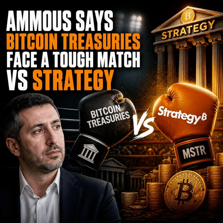 Ammous Says Bitcoin Treasuries Face A Tough Match Vs Strategy