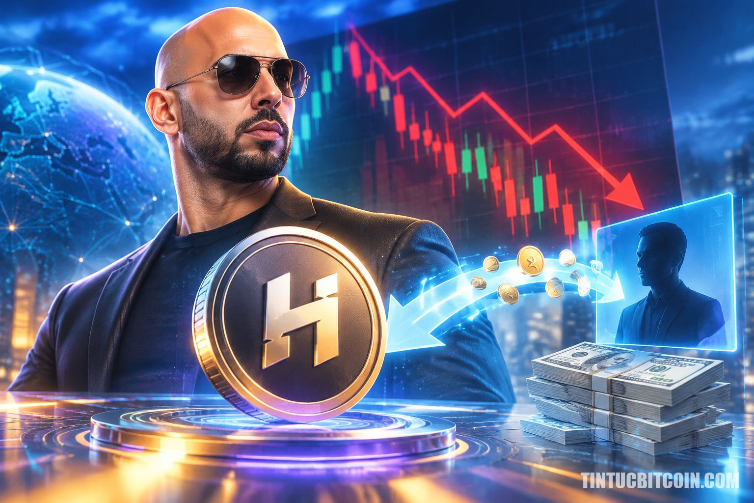 HYPE đối mặt áp lực bán 5,6 triệu USD khi Andrew Tate chuyển tiền