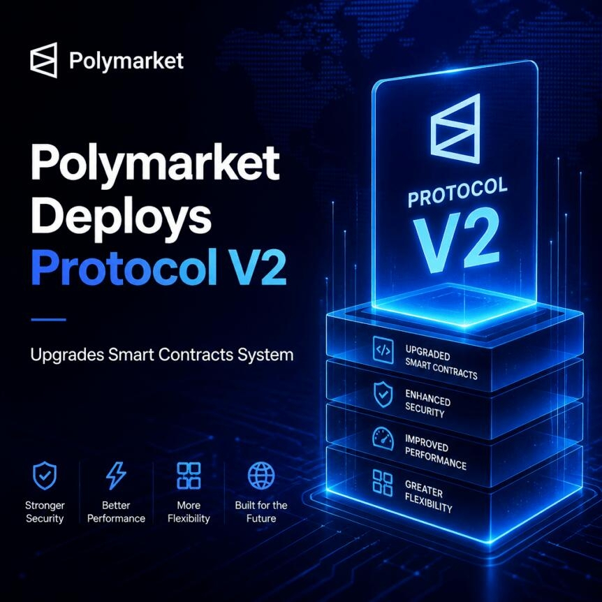 Polymarket Deploys Protocol V2, Upgrades Smart Contracts System