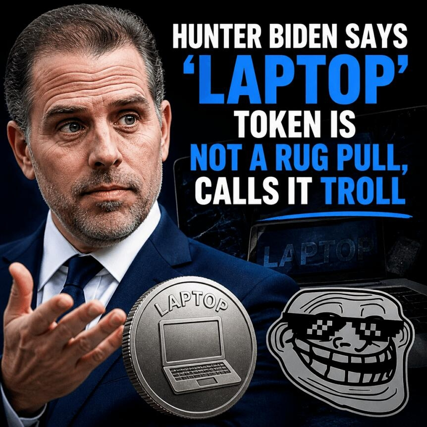Hunter Biden Says ‘laptop’ Token Is Not A Rug Pull, Calls It Troll