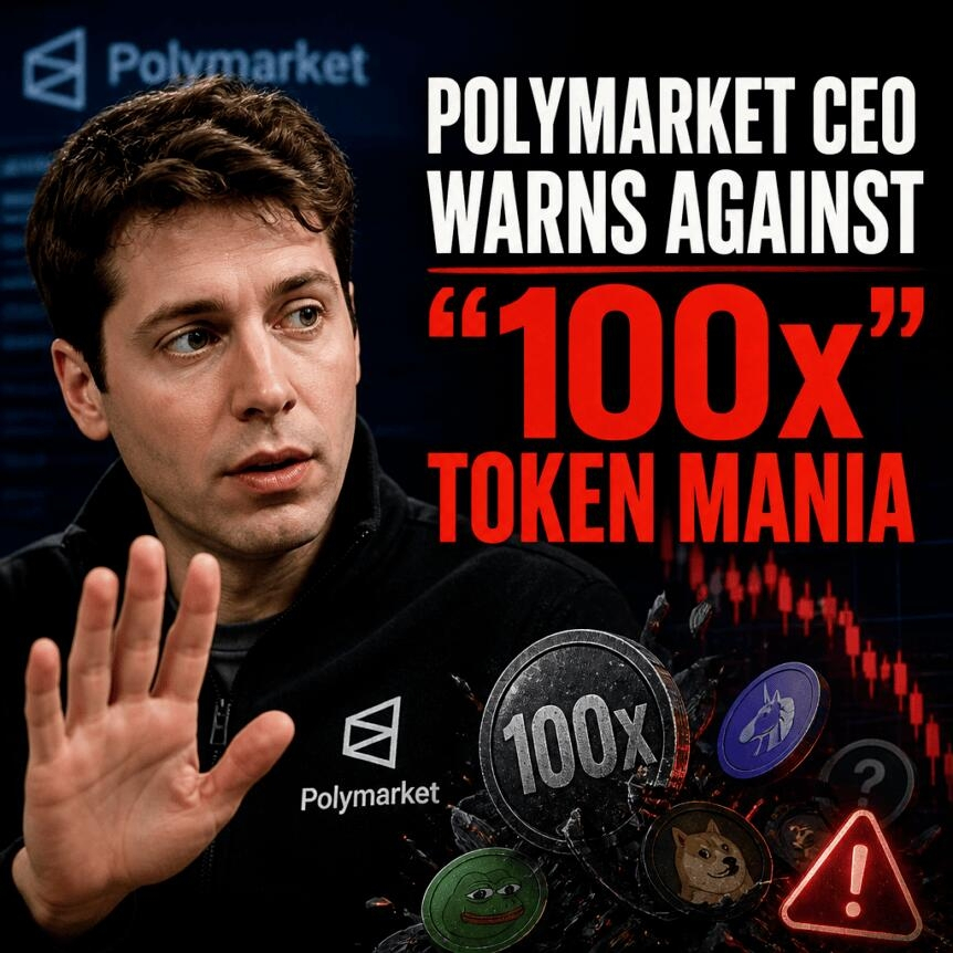 Polymarket Ceo Warns Against “100x” Token Mania