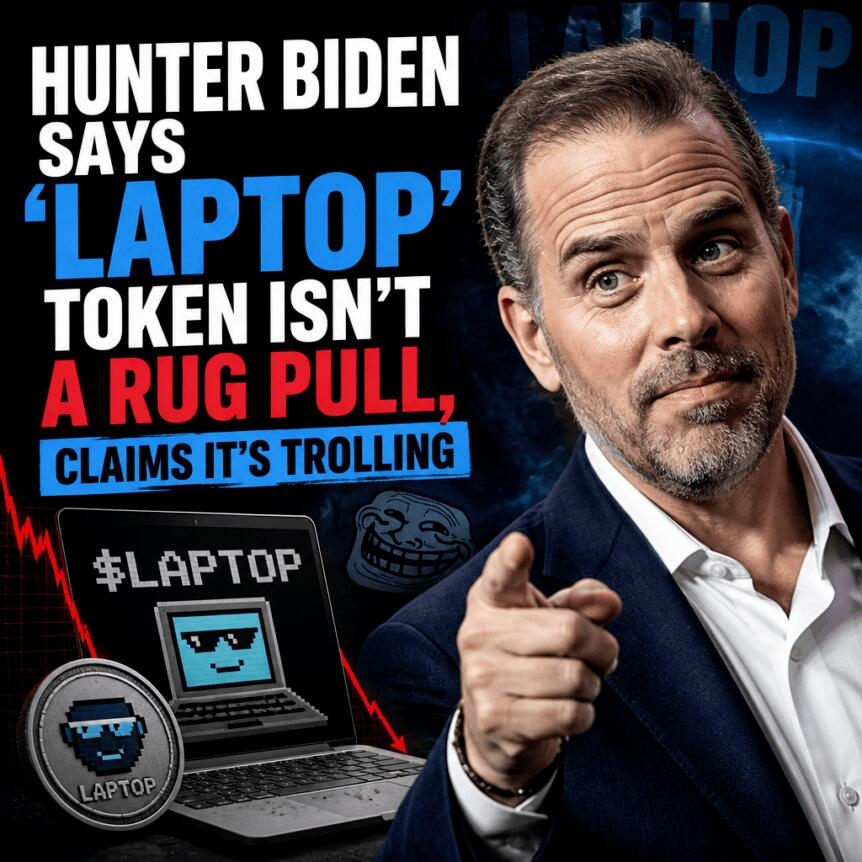 Hunter Biden Says ‘laptop’ Token Isn’t A Rug Pull, Claims It’s Trolling