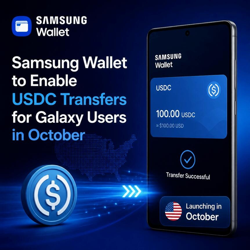Samsung Wallet To Enable Usdc Transfers For Galaxy Users In October