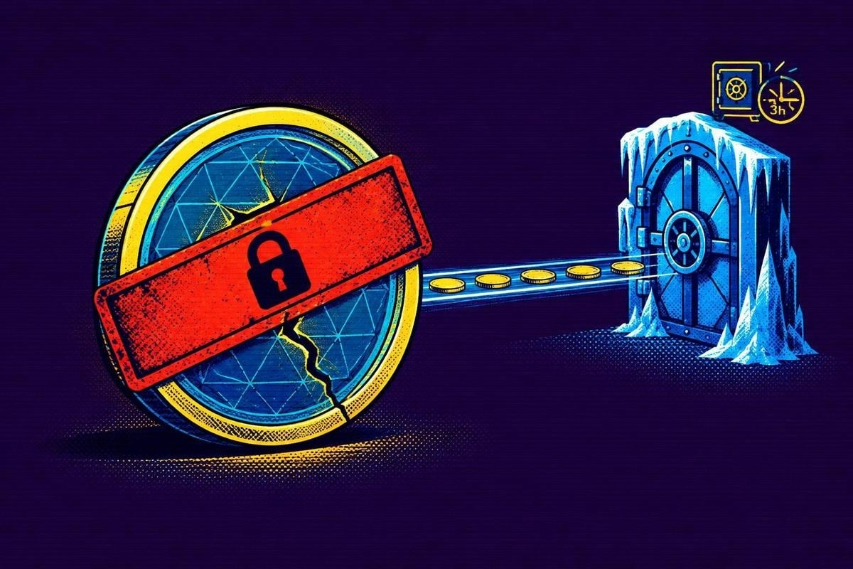 Tether freezes USDT TRON