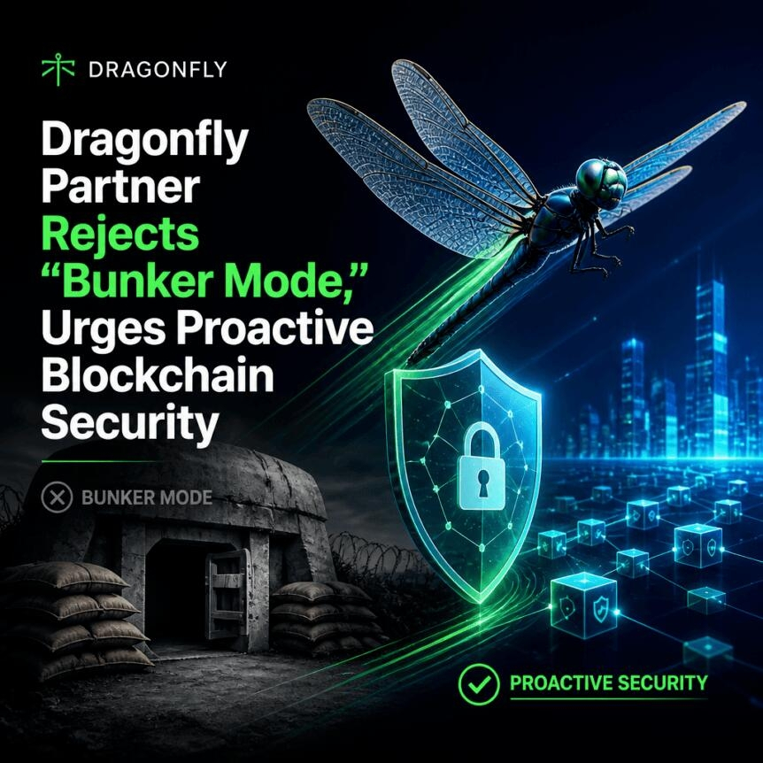 Dragonfly Partner Rejects “bunker Mode,” Urges Proactive Blockchain Security