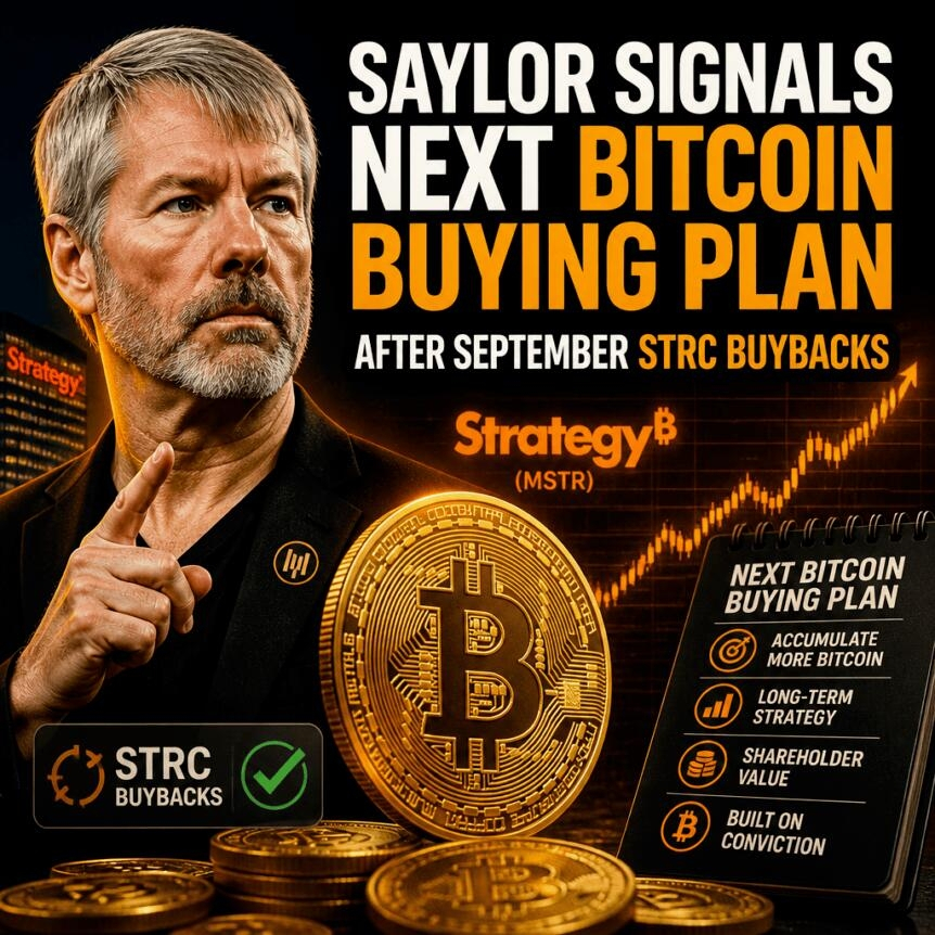 Saylor Signals Next Bitcoin Buying Plan After September Strc Buybacks