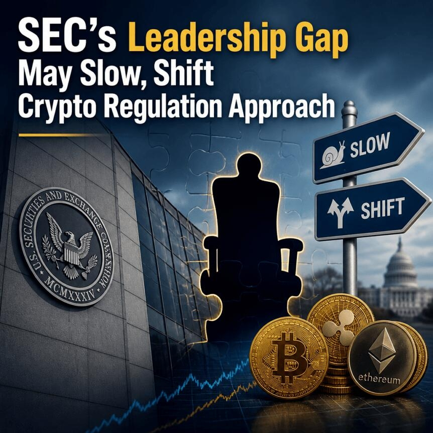 Sec’s Leadership Gap May Slow, Shift Crypto Regulation Approach