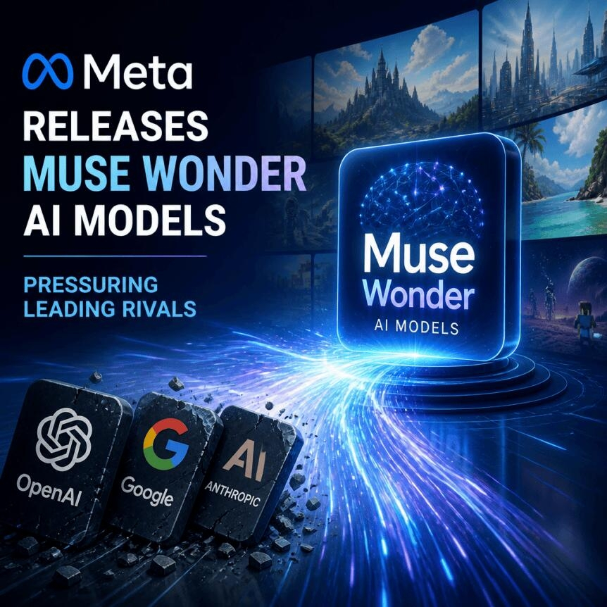 Meta Releases Muse Wonder Ai Models, Pressuring Leading Rivals