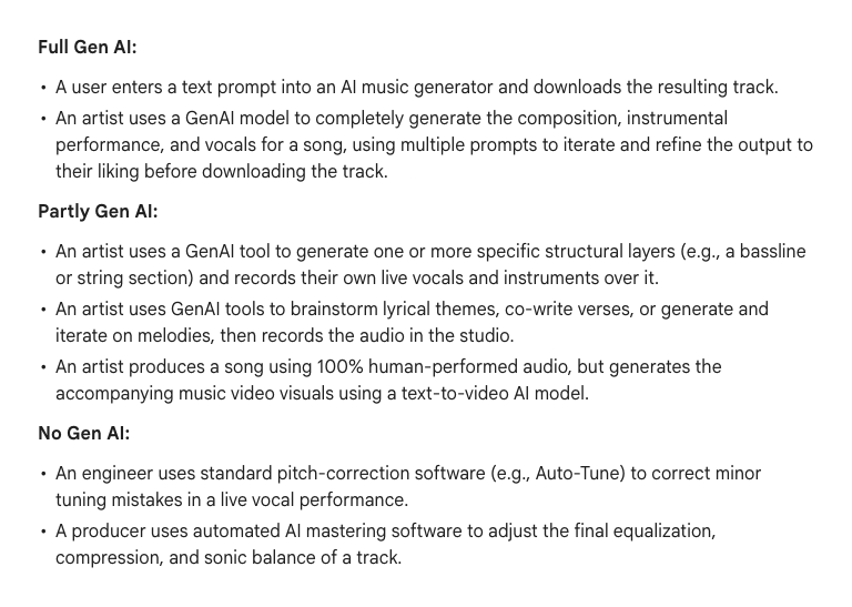 Auto-Tune doesn't count as AI on YouTube Music.