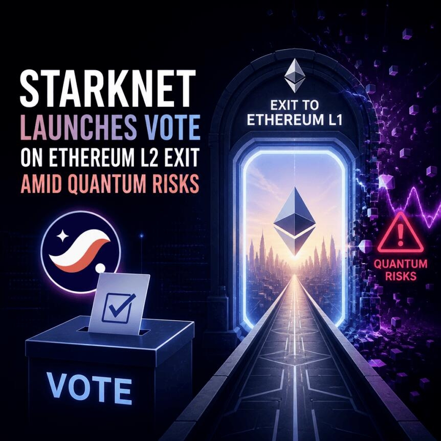 Starknet Launches Vote On Ethereum L2 Exit Amid Quantum Risks