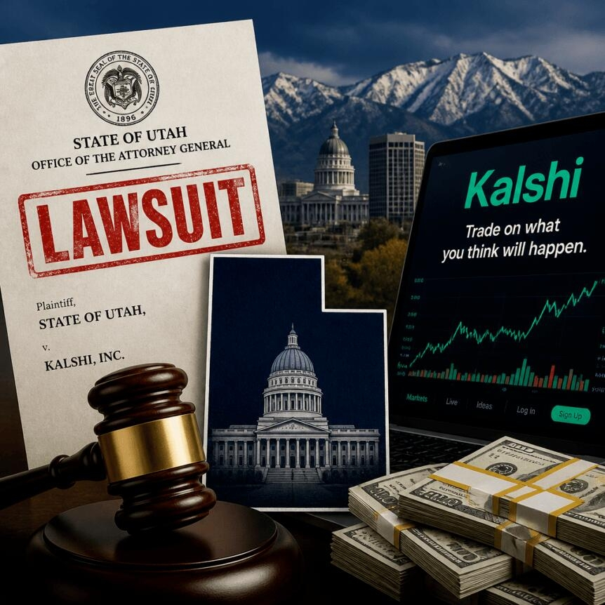 Utah Ag Sues Kalshi, Seeks Damages Over Prediction Market Profits