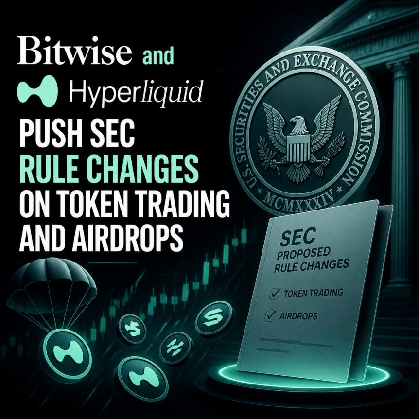 Bitwise And Hyperliquid Push Sec Rule Changes On Token Trading And Airdrops