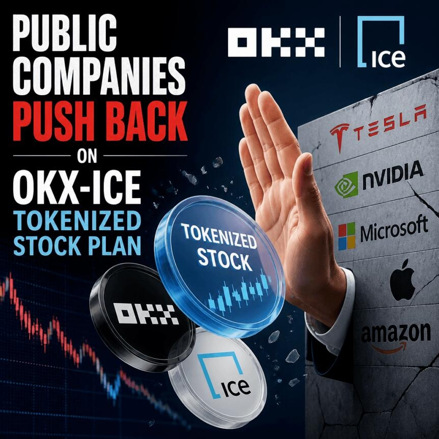 Public Companies Push Back On Okx-Ice Tokenized Stock Plan