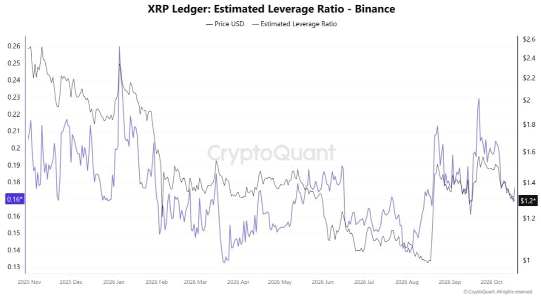 XRP Ledger Estimated Leverage Ratio – Binance