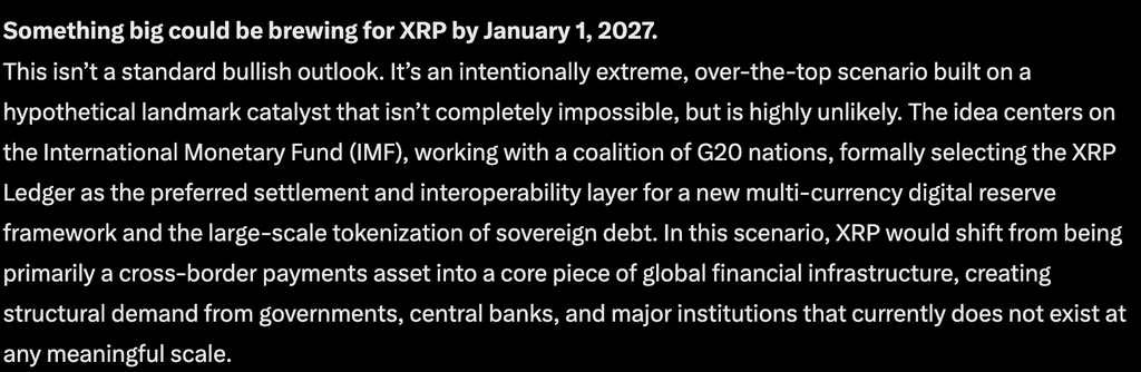Elon Musk's Grok AI predicts an incredible price prediction for XRP by the end of the year based on a hypothetical catalyst for Ripple