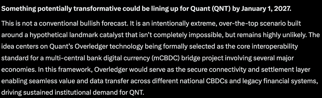 OpenAI's ChatGPT AI predicts a landmark catalyst for Quant that could spark a Q4 move, with QNT outperforming the entire market if it happens