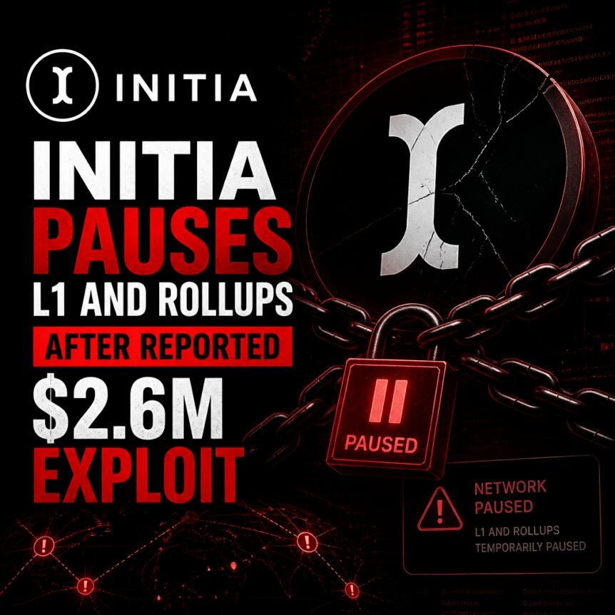 Initia Pauses L1 And Rollups After Reported $2.6m Exploit