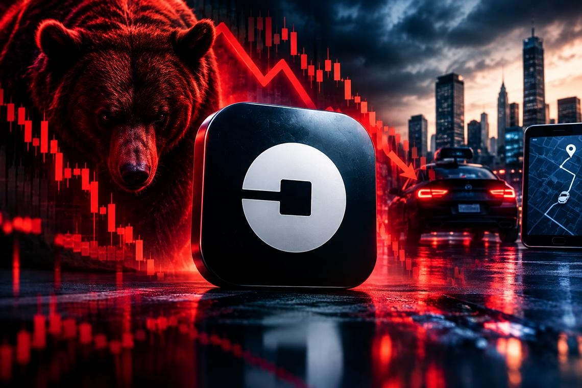 Uber Technologies stock closes 3.43% lower