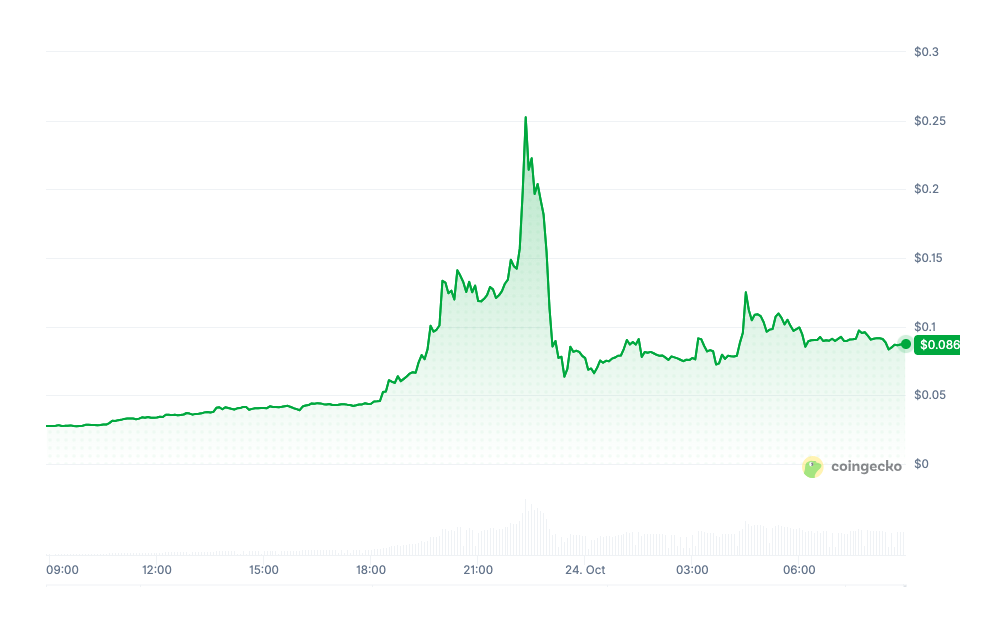 IRYS sheds over 70% from its peak within hours.