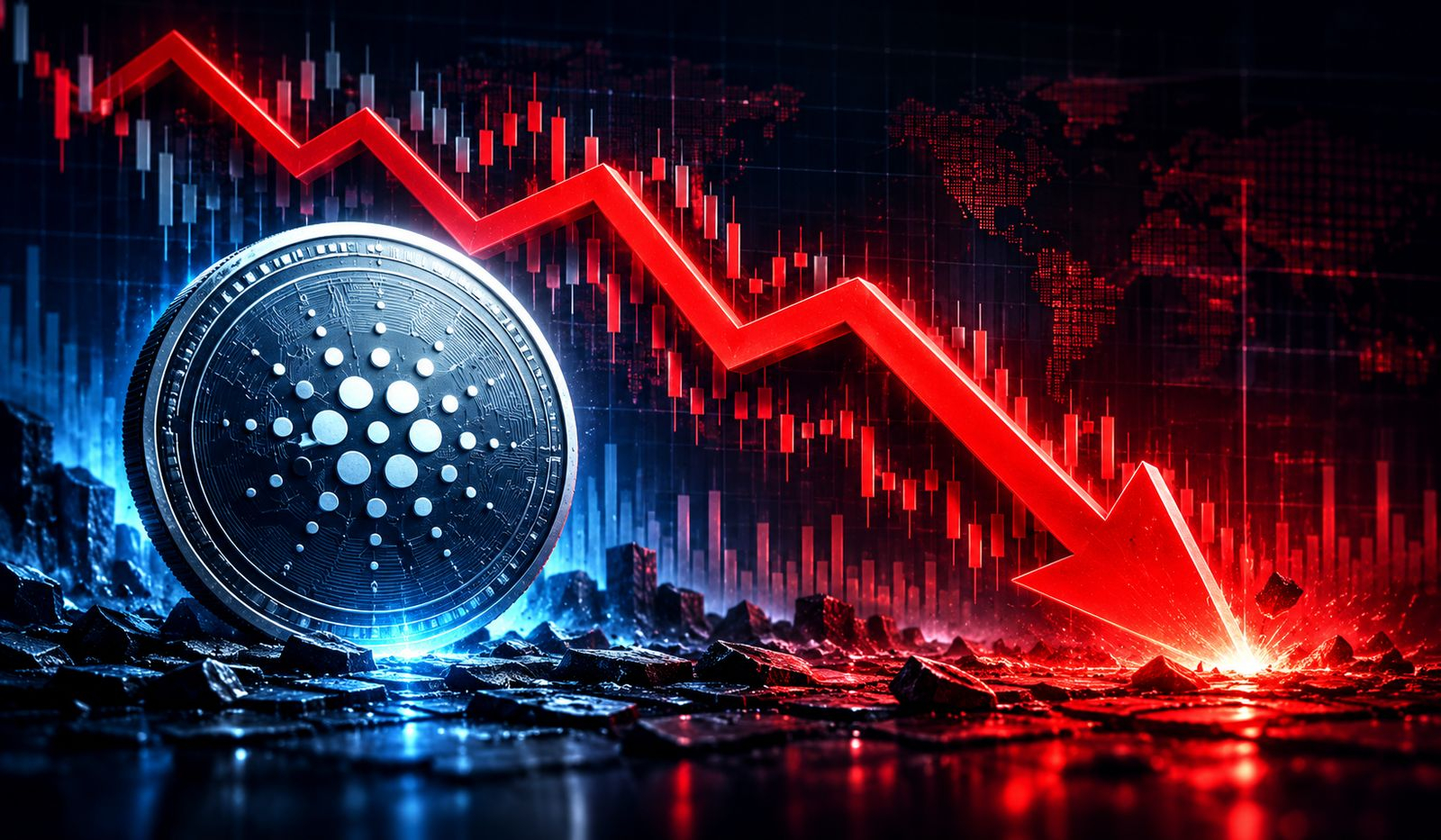 Cardano Price Falls Below $0.21 as Analyst Flags 20% Drop Risk