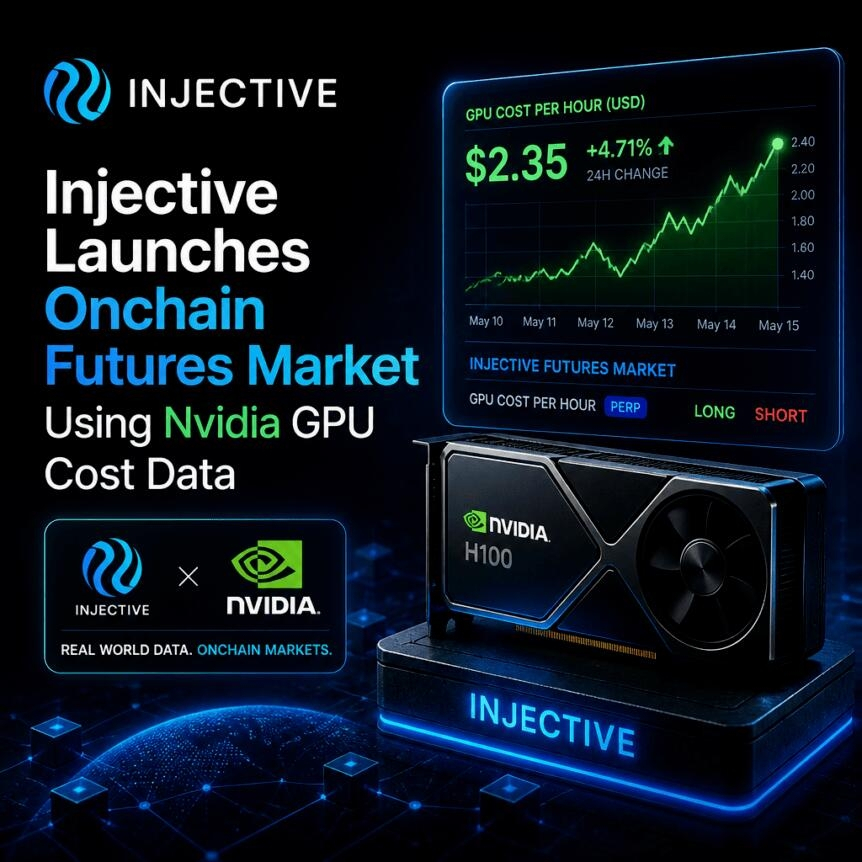 Injective Launches Onchain Futures Market Using Nvidia Gpu Cost Data