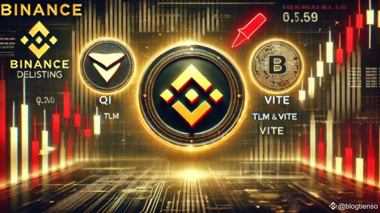 Binance Will Delist Trading Pairs QI, TLM, and VITE | blogtienso on Binance  Square