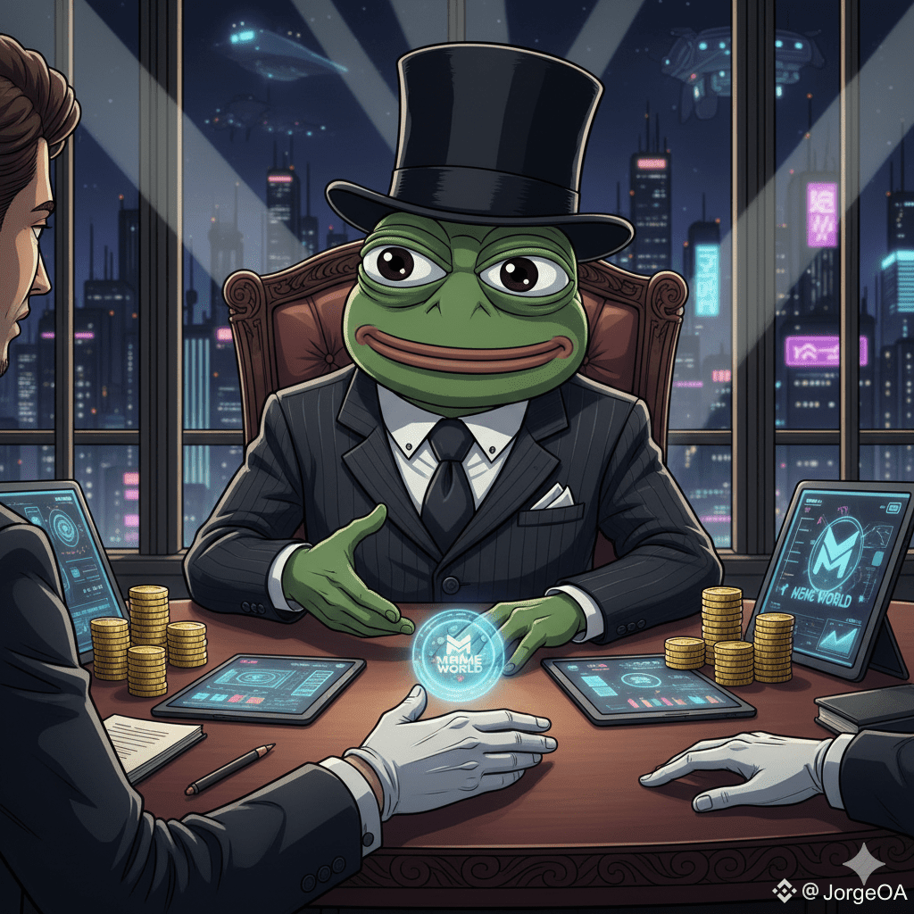 PEPE正在与精英谈判吗？🎩 这只最著名的青蛙有一个将震撼Meme世界的公告。 ​当Meme市场喘口气时，$PE | JorgeOA发布于币安广场