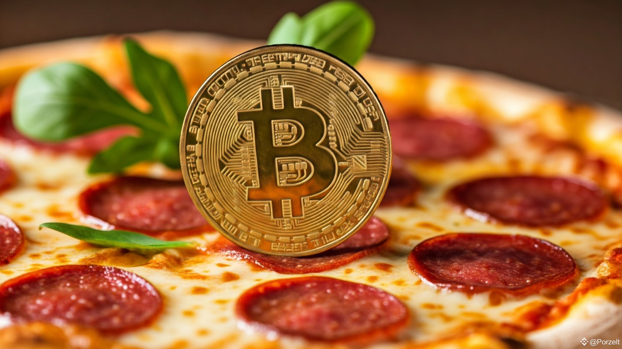 ビットコインのピザ：暗号通貨の歴史の一片 | Porzelt － Binance Square