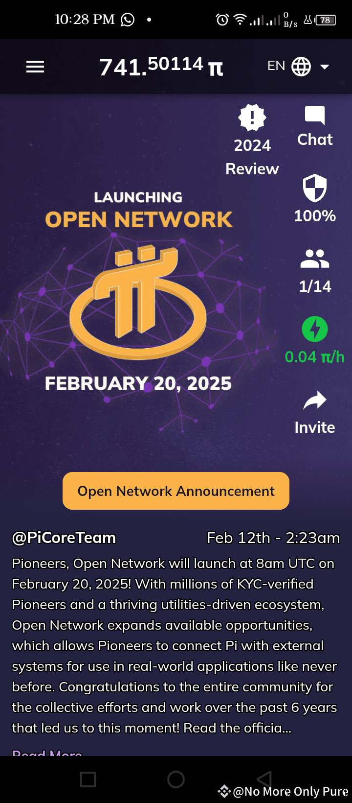 Date de lancement du Mainnet de Pi Network : Vérifiez les mi | No More Only  Pure sur Binance Square