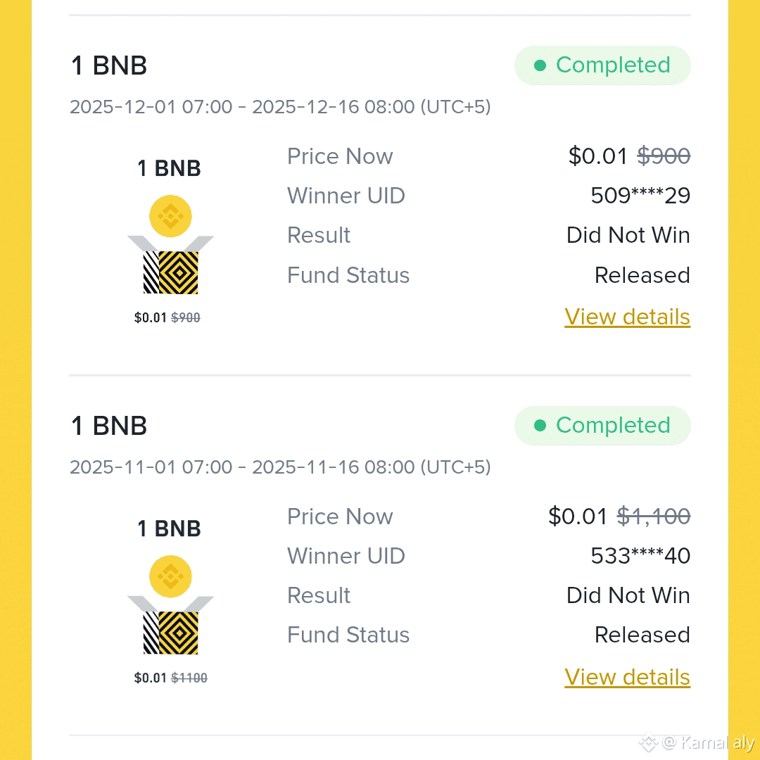 Dear Binancians,1$ game comes to an end.And winner is announ | Kamal aly on  Binance Square