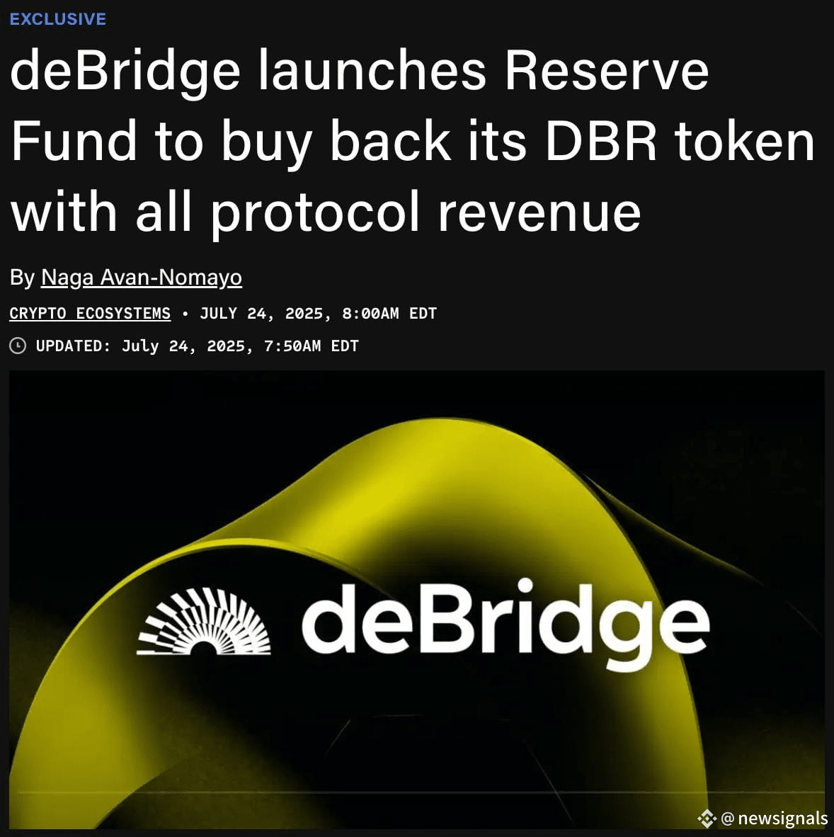Latest #dbr News, Opinions and Feed Today | Binance Square