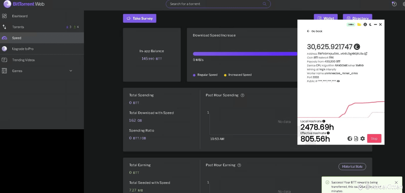 Yummy!! BitTorrent Speed + CPU Mining = FREE Crypto 💸 I | AliceKitten on  Binance Square