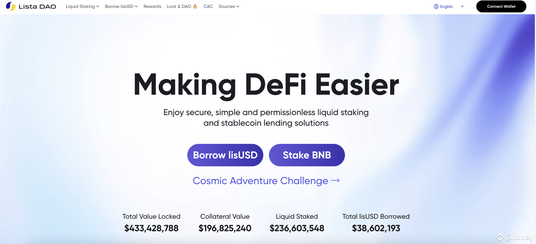 ListaDAO 的Defi 新玩法— ClisBNB | 0xMay sur Binance Square