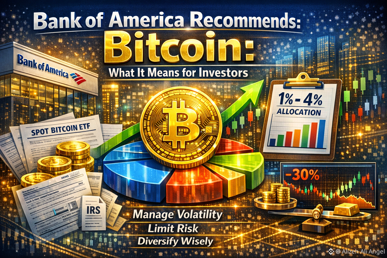 Bank of America Recommends Bitcoin: What It Means for Invest | Alizeh Ali  Angel على Binance Square