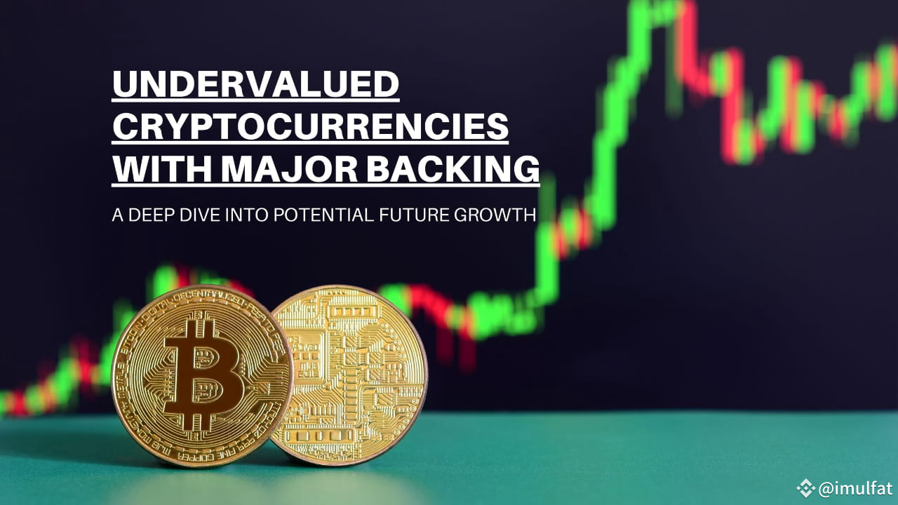 Undervalued Cryptocurrencies with Major Backing: | imulfat on Binance Square