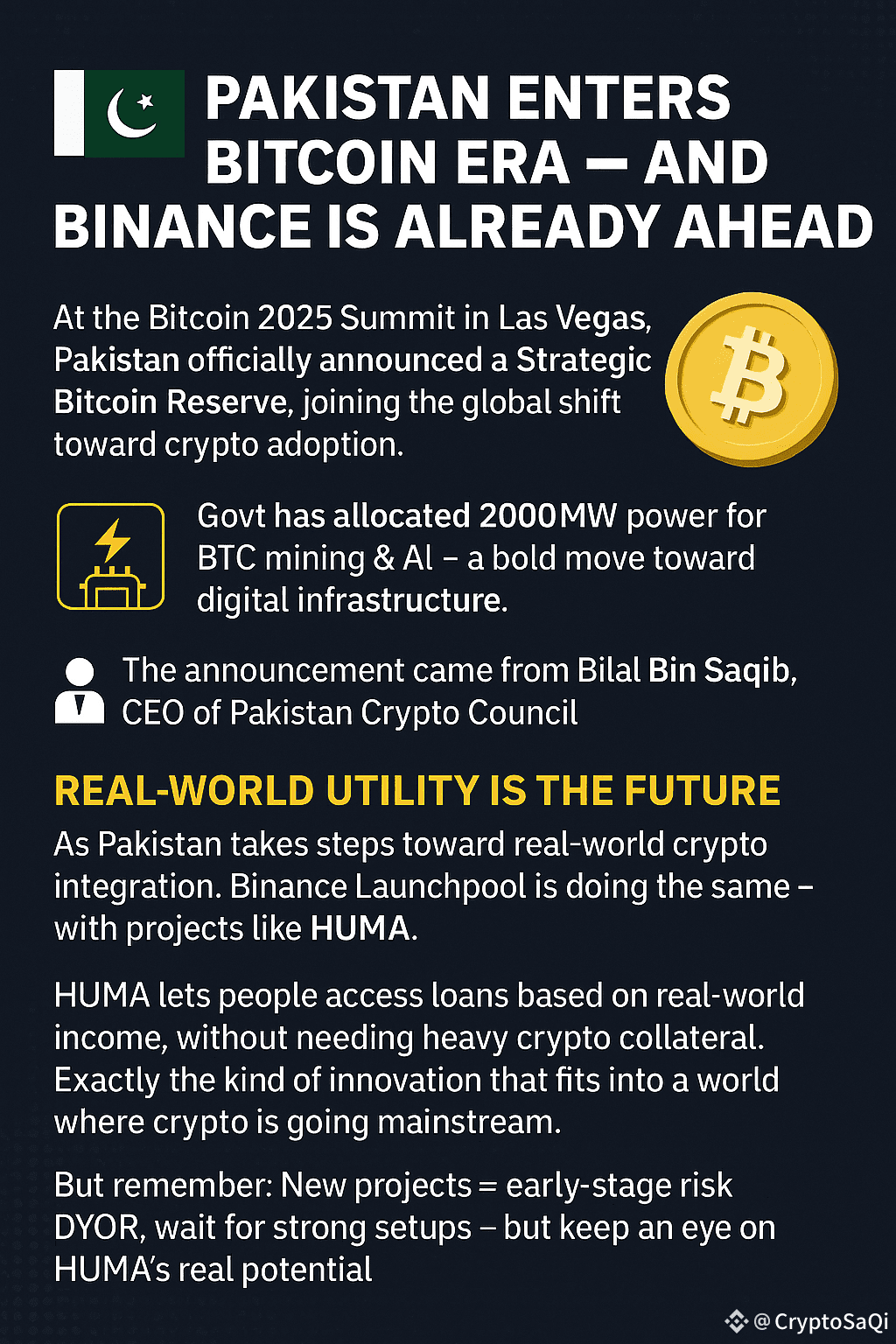 Pakistan Approves Binance to Explore Tokenisation of Up to $2 Billion in State Assets Pakistan Approves Binance to Explore Tokenisation of Up to $2 Billion in State Assets