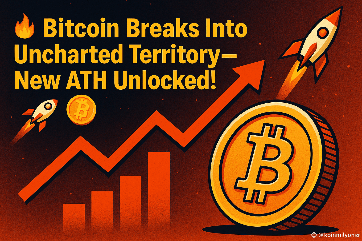 🔥 Bitcoin Breaks Into Uncharted Territory—New ATH Unlocked! | koinmilyoner  on Binance Square