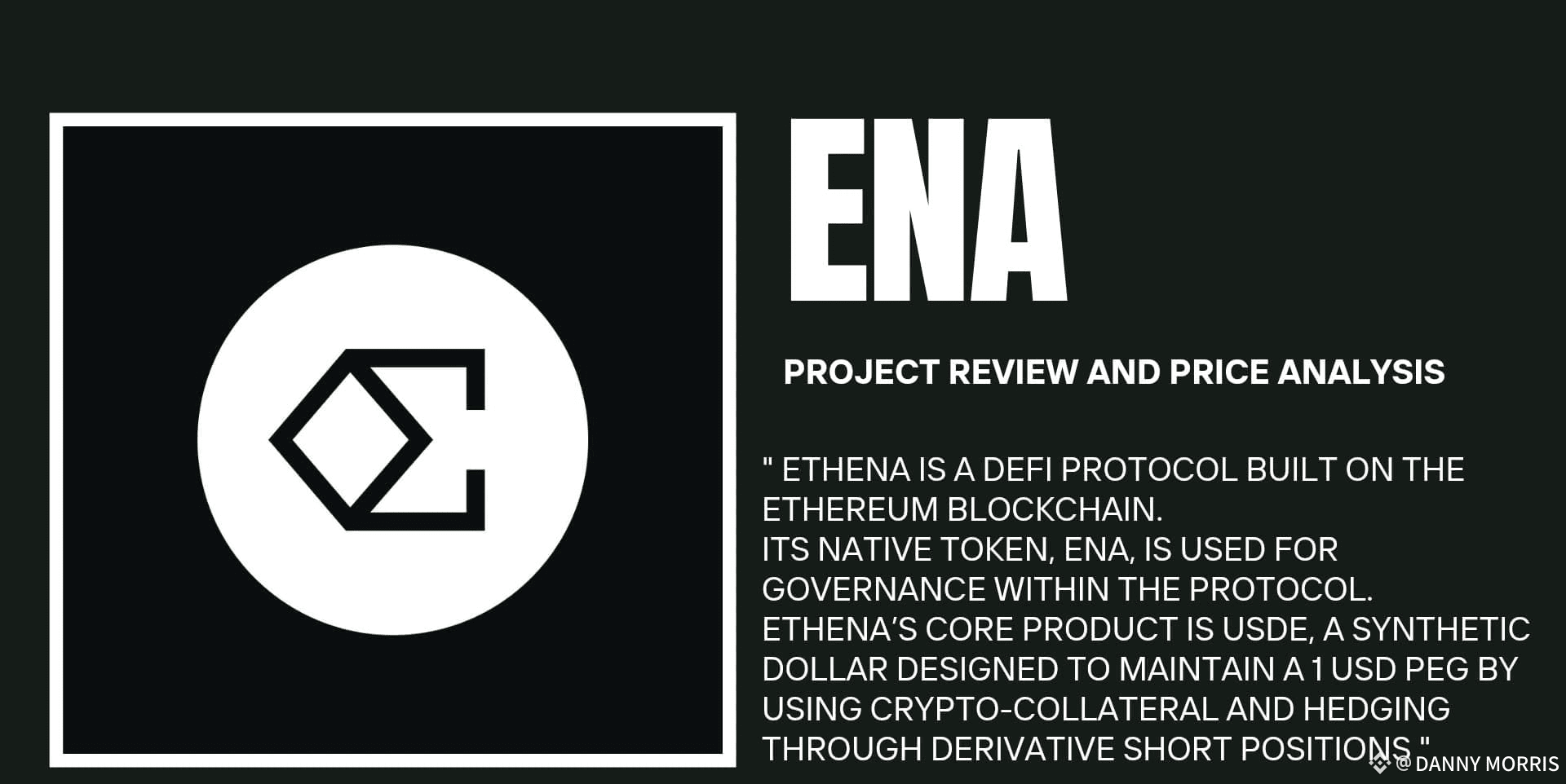 BREAKING:$ENA IN FREE FALL! CAN THIS DEFI DARLING SURVIVE | DANNY MORRIS on  Binance Square