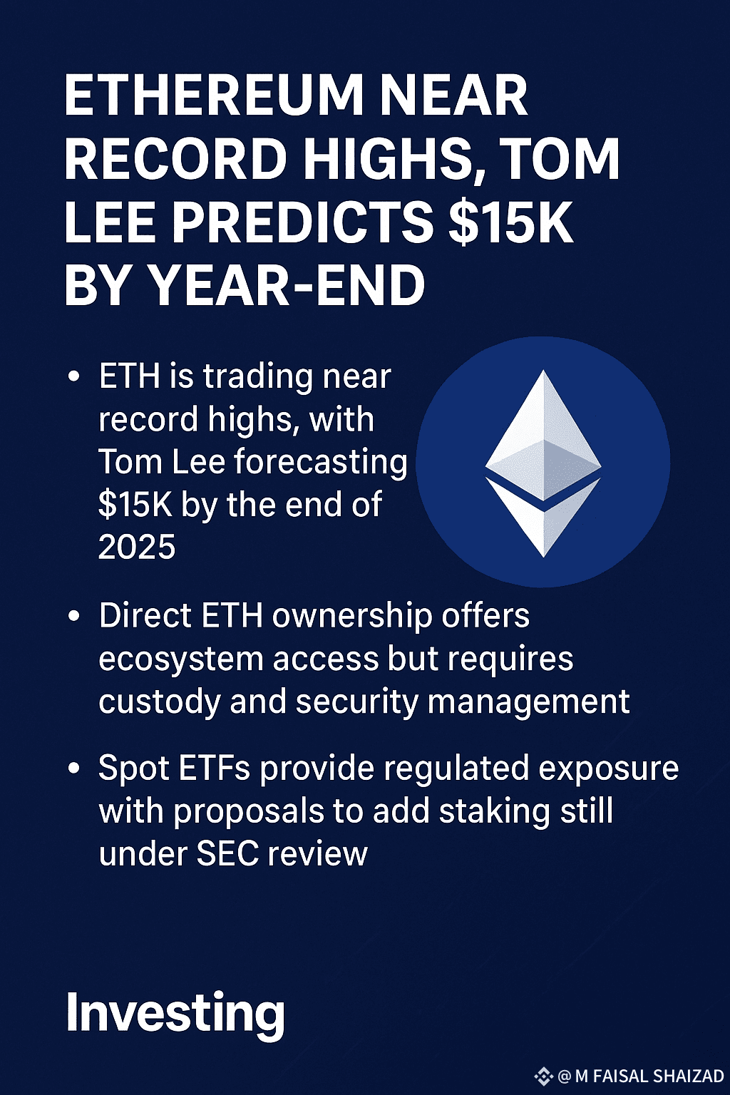 Ethereum Near Record Highs, Tom Lee Predicts $15K by Year-En | GALAXY 7 on  Binance Square