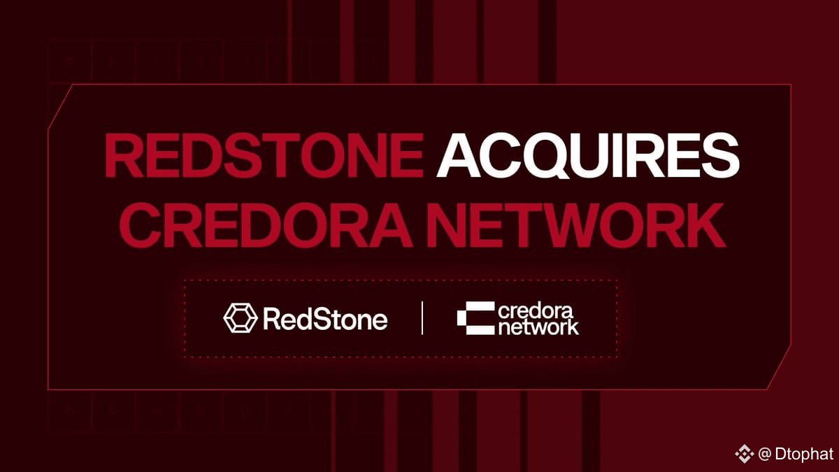 news 🔴 Redstone ($RED ) Acquires Credora: Big news in | Dtophat on Binance  Square