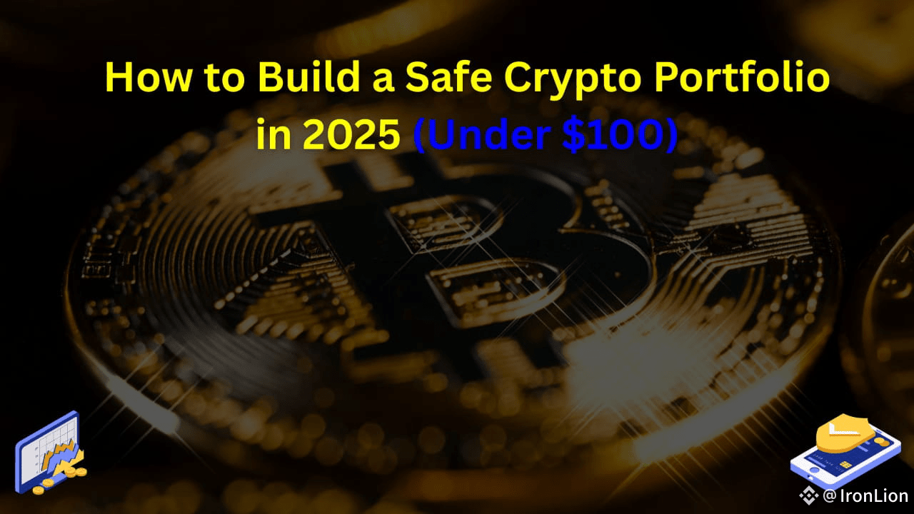 How to Build a Safe Crypto Portfolio in 2025 (Under $100) | IronLion  TheAfricanAngel on Binance Square