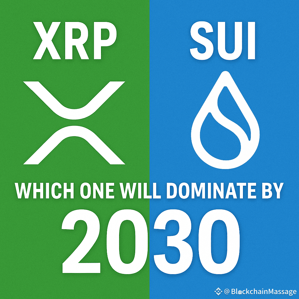 🌐XRP vs SUI: Which One Will Dominate By 2030❓ The future | Ebadotium on  Binance Square
