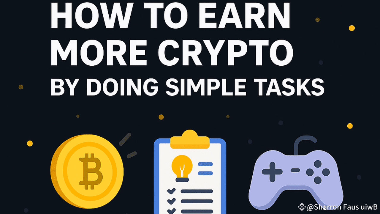 How to Earn More Crypto by Doing Simple Tasks – Even While You Sleep! |  Sharron Faus uiwB on Binance Square
