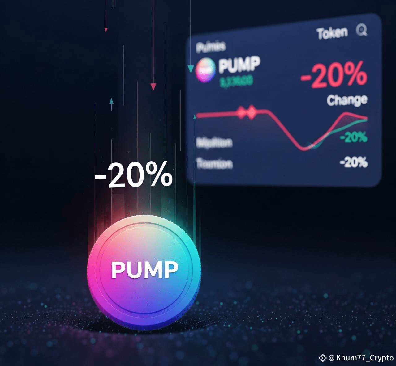#BinanceSquareTalks $PUMP PUMP token dropped 20% after | Khum77_Crypto ...