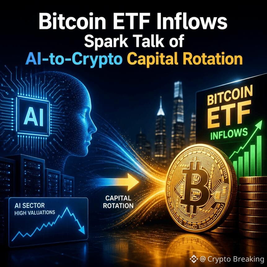Bitcoin Etf Inflows Spark Talk Of Ai-To-Crypto Capital Rotation