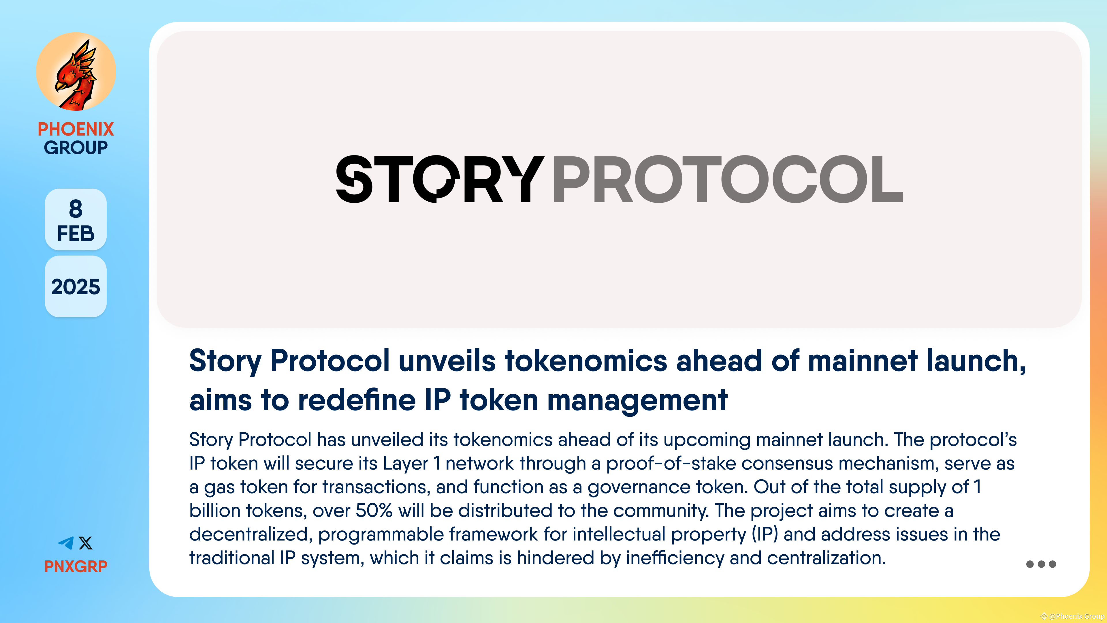 Story Protocol unveils tokenomics ahead of mainnet launch, a | Phoenix ...