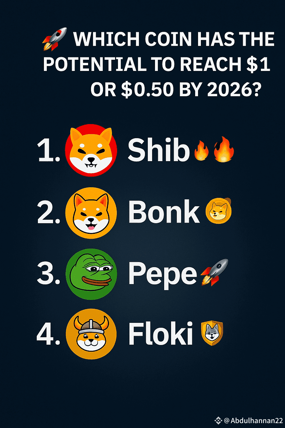 🚀 Meme Coin Price Potential by 2026: Realistic Outlook 1