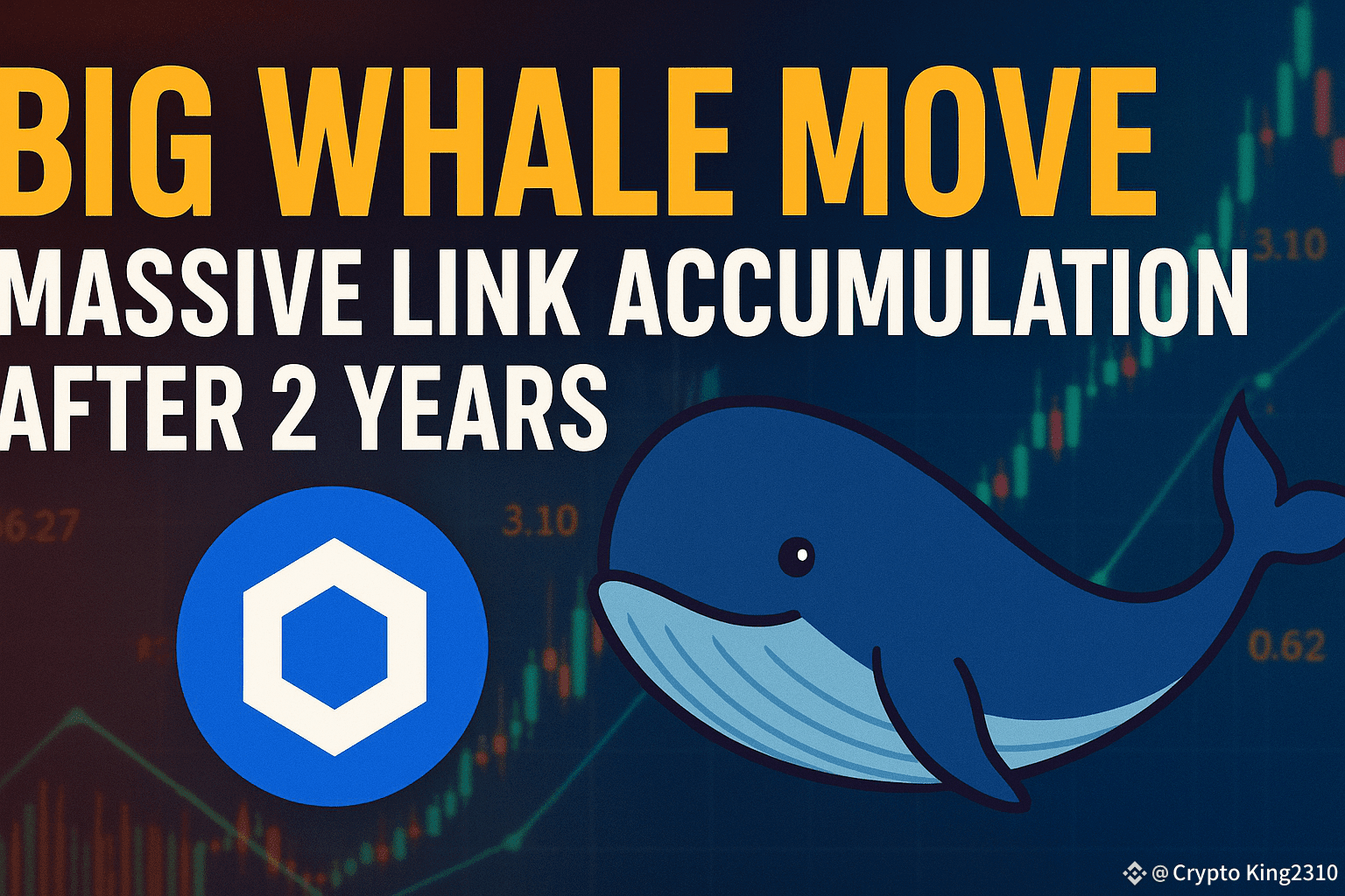 🚨 Big Whale Move: Massive LINK Accumulation After 2 Years   | Yousuf  khan2310 on Binance Square