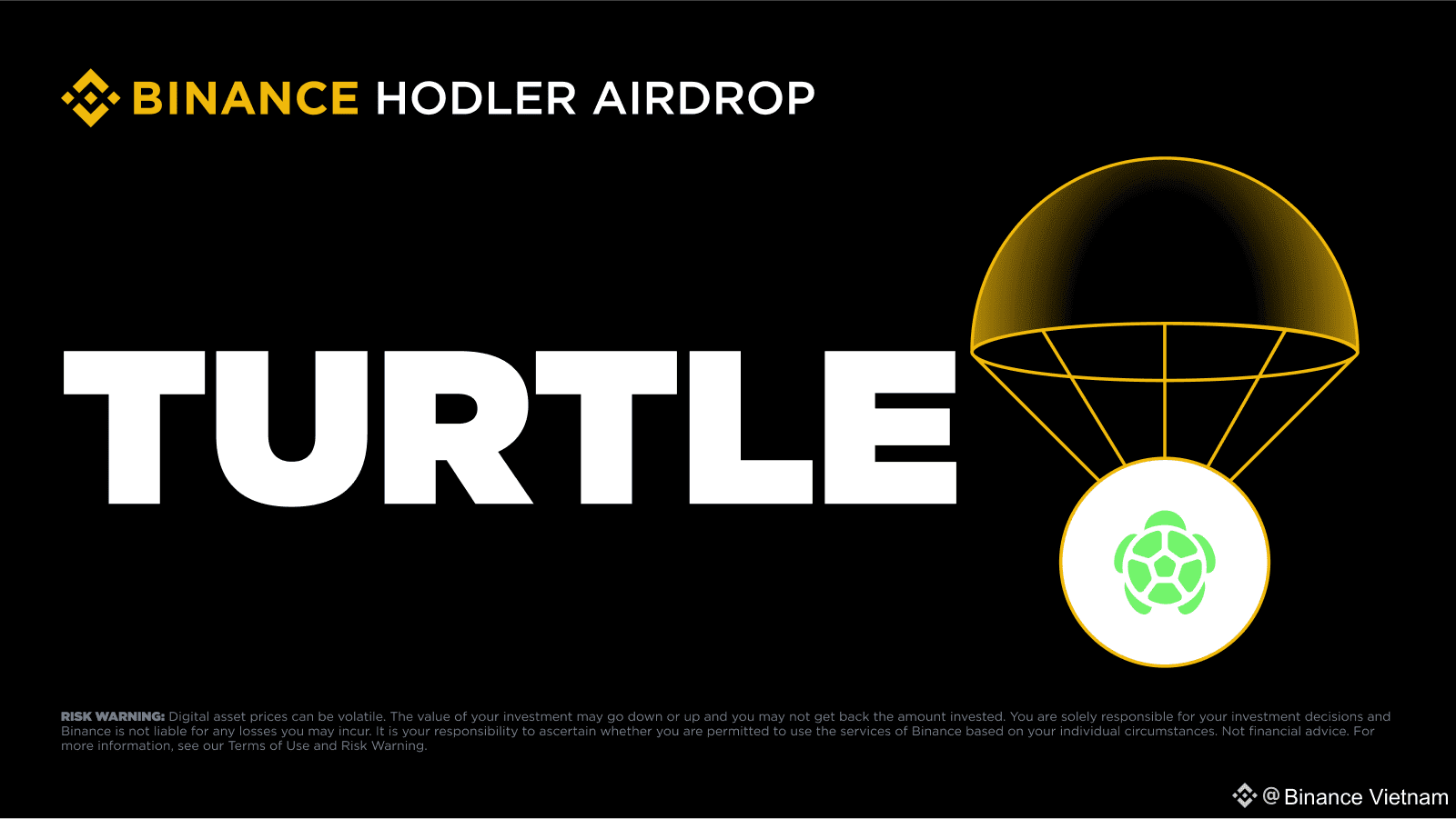 Project number 55 is on Binance Hodler Airdrop - Turtle | Binance Vietnam  on Binance Square