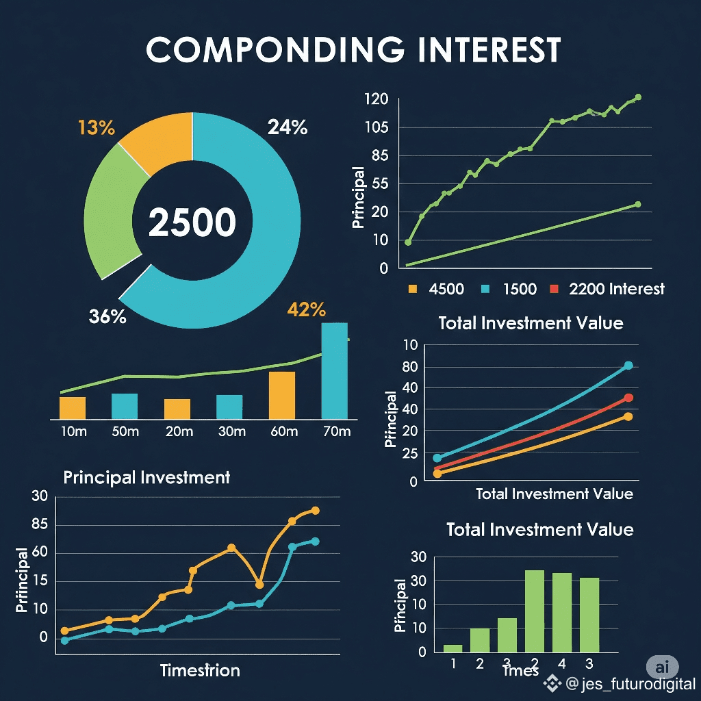 Compound Interest on #Binance Reinvest Your Earnings to Gr |  jes_futurodigital on Binance Square